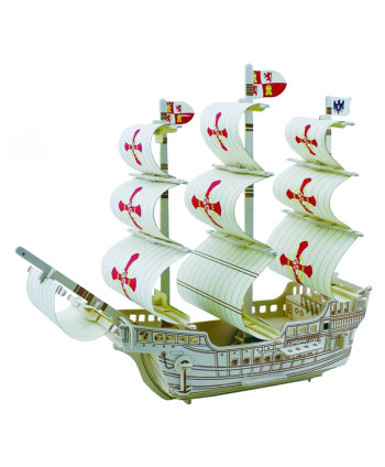 C-9714  Puzzle Barco 3D